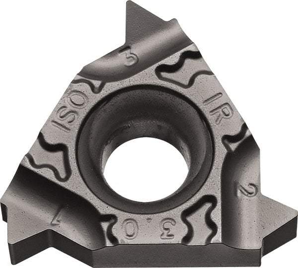 Kyocera - 16IR Internal Right Hand ISO Laydown Threading Insert - Grade PR1115, TiAlN Coated Carbide, 9.53mm Inscribed Circle - Exact Tool & Supply