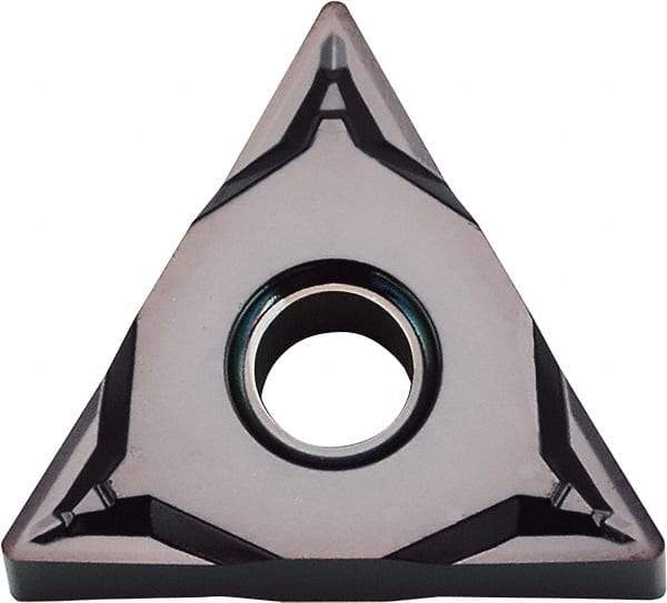 Kyocera - TNGG330.5 SK Grade PR1225 Carbide Turning Insert - Megacoat Finish, 60° Triangle, 3/8" Inscr Circle, 3/16" Thick, 0.008" Corner Radius - Exact Tool & Supply