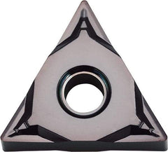 Kyocera - TNGG330.5 SK Grade PR1225 Carbide Turning Insert - Megacoat Finish, 60° Triangle, 3/8" Inscr Circle, 3/16" Thick, 0.008" Corner Radius - Exact Tool & Supply