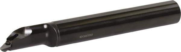 Kyocera - 34mm Min Bore Diam, 250mm OAL, 25mm Shank Diam, S-SVZC(B)-A Indexable Boring Bar - 30mm Max Bore Depth, VBGT 33.., VBGW 33.., VBMT 33.., VCGT 33.., VCGW 33.., VCMT 33.. Insert, Screw Holding Method - Exact Tool & Supply