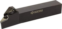 Kyocera - MVLN, Left Hand Cut, 95° Lead Angle, 20mm Shank Height x 20mm Shank Width, Negative Rake Indexable Turning Toolholder - 125mm OAL, VN.. 33 Insert Compatibility, Series MVLN - Exact Tool & Supply