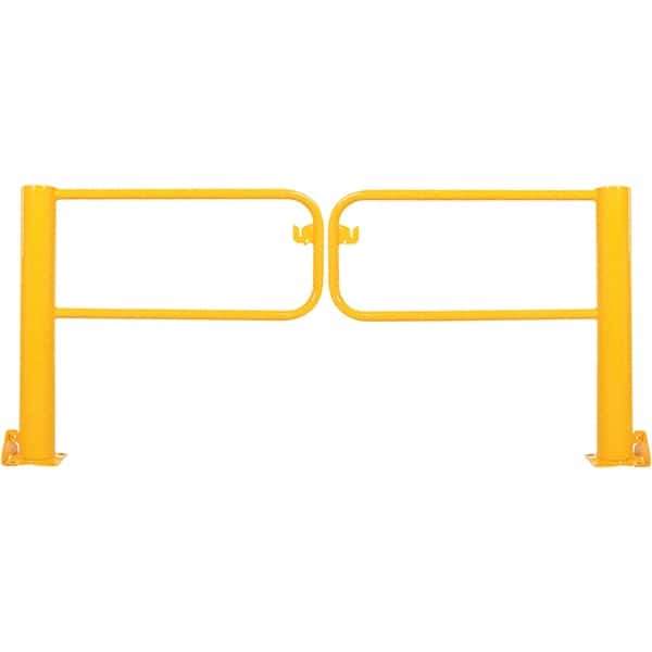Vestil - Steel Rail Safety Gate - 108-1/16" Wide x 9" Door Height, - Exact Tool & Supply