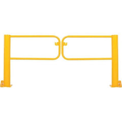 Vestil - Steel Rail Safety Gate - 108-1/16" Wide x 9" Door Height, - Exact Tool & Supply