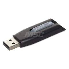 Verbatim - Office Machine Supplies & Accessories; Office Machine/Equipment Accessory Type: Flash Drive ; For Use With: Linux 2.4 & Later; Mac OS X 10.4 & Later; Windows XP; Vista; 7; 8; 10 ; Color: Black; Gray - Exact Tool & Supply