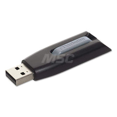 Verbatim - Office Machine Supplies & Accessories; Office Machine/Equipment Accessory Type: Flash Drive ; For Use With: Linux 2.4 & Later; Mac OS X 10.4 & Later; Windows XP; Vista; 7; 8; 10 ; Storage Capacity: 16GB ; Color: Black; Gray - Exact Tool & Supply