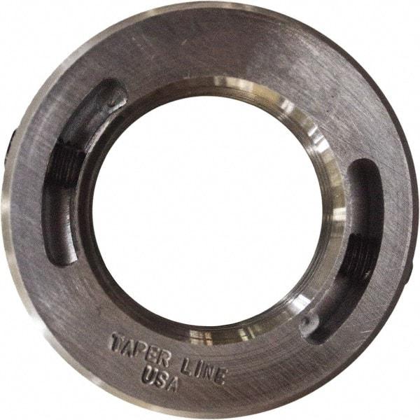 Taper Line - 3/4 - 10 Thread, Steel, One Piece Threaded Shaft Collar - 1-1/2" Outside Diam, 1/2" Wide - Exact Tool & Supply