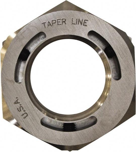 Taper Line - 2-3/4 - 12 Thread, 2-3/4" Bore Diam, 4" OD, Shaft Locking Device - 1-37/64" OAW - Exact Tool & Supply