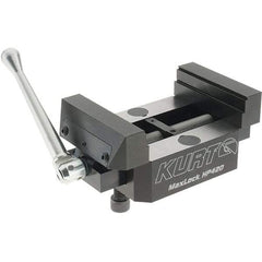 Kurt - 4" Jaw Width, 2.922" High x 5" Long x 4" Wide Vise - For Use with 5 Axis Workholding Systems - Exact Tool & Supply