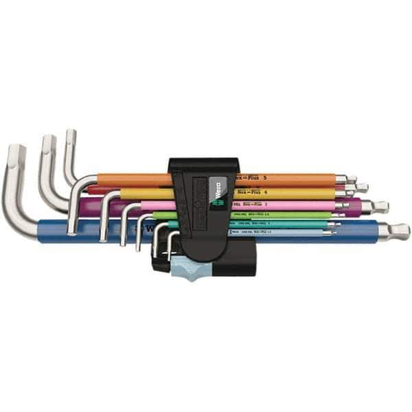 Wera - Hex Key Sets Tool Type: Hex Handle Type: L-Key Long Arm - Exact Tool & Supply
