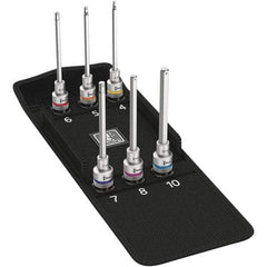 Wera - Hex & Torx Bit Socket Sets Type: Hex Bit Socket Set Drive Size: 1/2 - Exact Tool & Supply