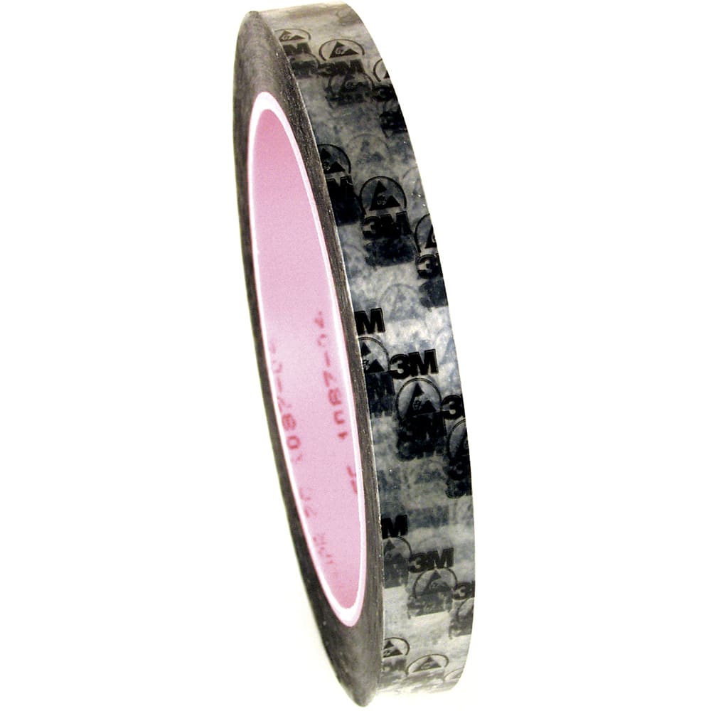 3M - Electrical Tape; Width (Inch): 1/2 ; Length Range: 72 yd. and Larger ; Color: Transparent ; Material Type: Polyester ; Length (yd): 72 ; Thickness (mil): 1 - Exact Tool & Supply