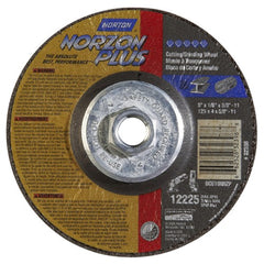 5″ × 1/8″ × 5/8″ NorZon Plus Non-Woven Depressed Center Wheel Type 27 - Exact Tool & Supply
