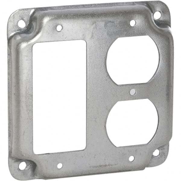 Hubbell-Raco - Steel Electrical Box Cover - Exact Tool & Supply