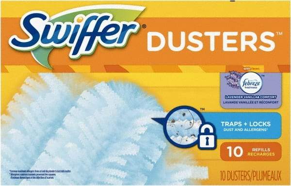 Swiffer - Replacement Fiber Duster - 6" OAL, Light Blue - Exact Tool & Supply