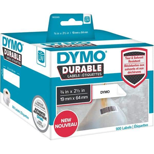 Dymo - Labels, Ribbons & Tapes Type: Barcode Labels Color: White - Exact Tool & Supply