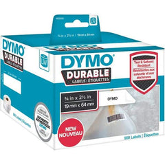 Dymo - Labels, Ribbons & Tapes Type: Barcode Labels Color: White - Exact Tool & Supply