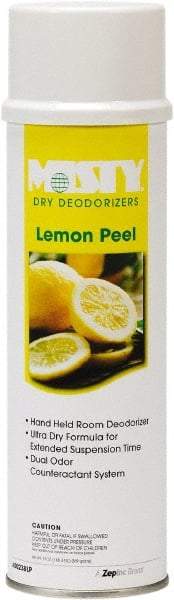 Misty - 10 oz Aerosol Can Air Freshener - Liquid, Lemon Peel Scent - Exact Tool & Supply
