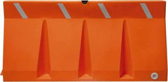 Diversified Plastics - Traffic Barricades Type: Traffic Barrier Barricade Height (Inch): 33-3/4 - Exact Tool & Supply