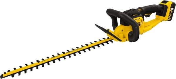 DeWALT - Battery Hedge Trimmer - 22" Cutting Width, 20 Volts - Exact Tool & Supply