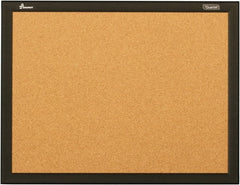 Ability One - Cork Bulletin Boards; Style: Open Cork Bulletin Board ; Color: Neutral Tan ; Material: Aluminum Frame ; Width (Inch): 48 ; Height (Inch): 36 - Exact Tool & Supply
