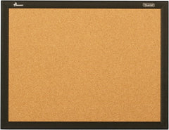 Ability One - Cork Bulletin Boards; Style: Open Cork Bulletin Board ; Color: Natural Tan ; Material: Aluminum Frame ; Width (Inch): 36 ; Height (Inch): 24 - Exact Tool & Supply