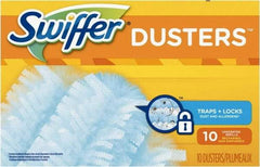 Swiffer - Replacement Fiber Duster - 6" OAL, Light Blue - Exact Tool & Supply