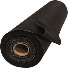 Steiner - 5' Wide x 0.05" Thick Acrylic Coated Fiberglass Welding Blanket - Black, Grommet - Exact Tool & Supply