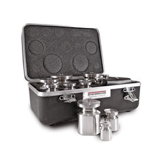Rice Lake Weighing Systems - Scale Scoops, Scale Calibration Masses & Scale Accessories; Type: Calibration Weight ; For Use With: All Weighing Equipment ; Additional Information: Weight Set, 5Kg-1mg, Satin SST,11.11111Kg kit; Optional Certificate Availab - Exact Tool & Supply