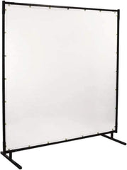 Steiner - 6' Wide x 6' High, 16mm Thickness, Vinyl Portable Welding Screen - Clear - Exact Tool & Supply