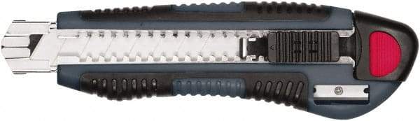 Clauss - Snap Utility Knife - 4-1/4" Blade, Plastic Handle, 8 Blades Included - Exact Tool & Supply