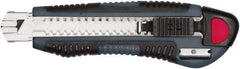 Clauss - Snap Utility Knife - 4-1/4" Blade, Plastic Handle, 8 Blades Included - Exact Tool & Supply