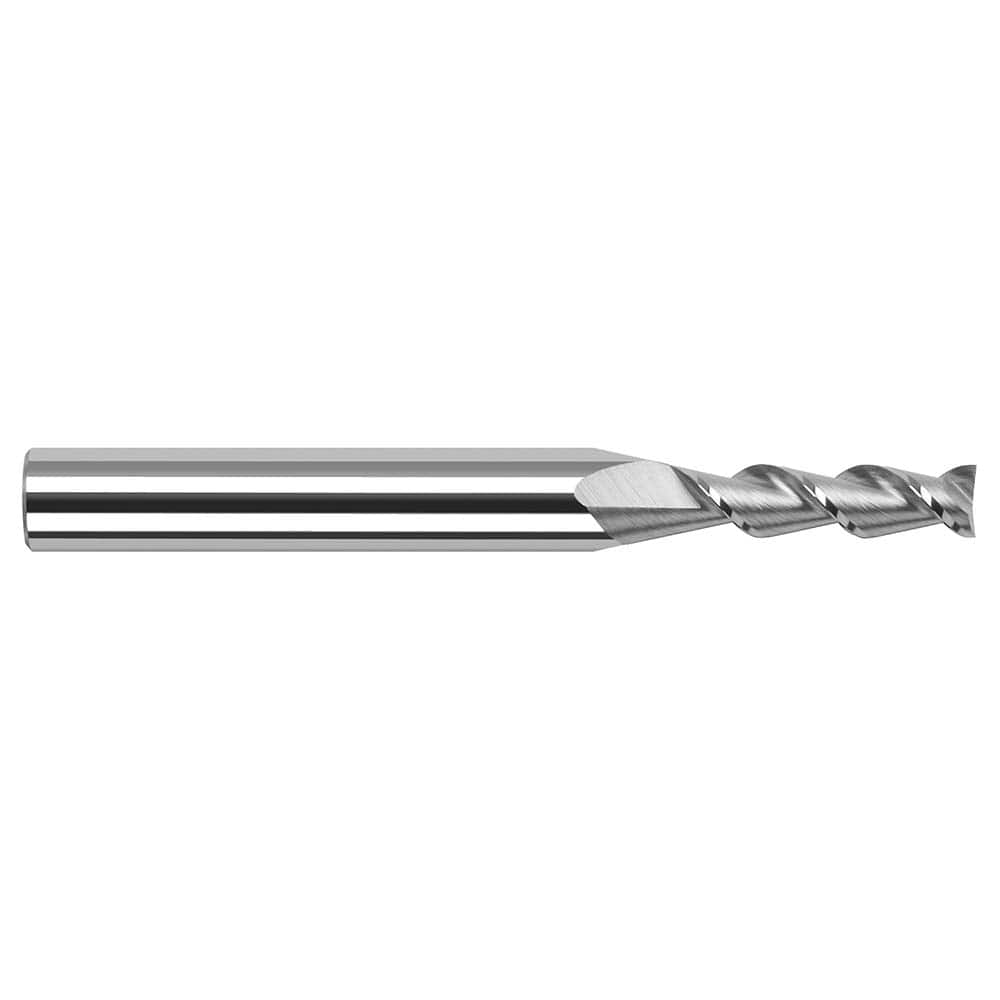 Harvey Tool - Square End Mills; Mill Diameter (mm): 0.80 ; Mill Diameter (Inch): 1/32 ; Mill Diameter (Decimal Inch): 0.0310 ; Length of Cut (Inch): 5/32 ; Length of Cut (Decimal Inch): 0.1560 ; Material: Solid Carbide - Exact Tool & Supply