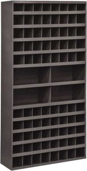 Durham - 84 Bin, Small Parts Storage Bin - 12" Deep x 35" Wide x 65" High - Exact Tool & Supply