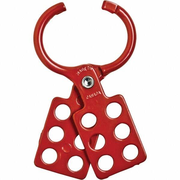 Brady - Lockout Hasps Hasp Type: Scissor-Action Jaw Type: Single Jaw - Exact Tool & Supply