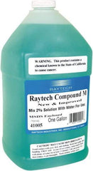 Raytech - 1 Gal Compound M Tumbling Media Additive Liquid - For Burnishing, Wet Operation - Exact Tool & Supply