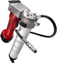 Legacy - 6,000 Max psi, Flexible Battery-Operated Grease Gun - 14 oz Capacity, 1/8 Thread Outlet, Bulk, Filler Pump & Cartridge Fill - Exact Tool & Supply