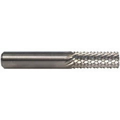 M.A. Ford - 1.5mm Diam, Plain End, Solid Carbide Diamond Pattern Router Bit - 1-1/2" OAL - Exact Tool & Supply