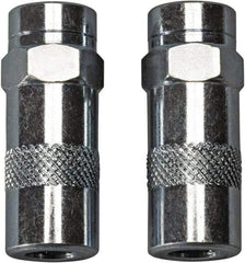 Milwaukee Tool - 10,000 Operating psi, 1/8 Thread, Grease Gun Coupler - NPT Thread - Exact Tool & Supply