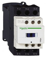 Schneider Electric - 3 Pole, 230 Coil VAC at 50/60 Hz, 25 Amp at 440 VAC and 40 Amp at 440 VAC, Nonreversible IEC Contactor - Exact Tool & Supply