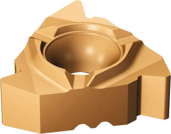 Sandvik Coromant - 266 External Left Hand 14 BSPT Laydown Threading Insert - Grade 1125, TiCrAlN+TiAlN Coated Carbide, 9.53mm Inscribed Circle - Exact Tool & Supply