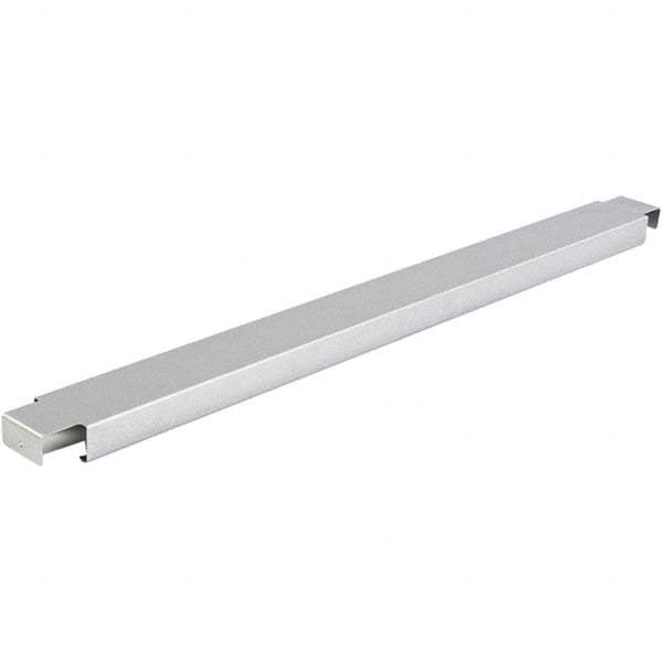 Steel King - 2-3/4" Wide, 1 High, Open Shelving Accessory/Component - Steel, Galvanized Finish, 48" Long, Use with Pallet Racks - Exact Tool & Supply