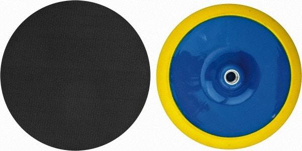 Tru-Maxx - 8" Diam Hook & Loop Disc Backing Pad - Medium Density, 6,800 RPM - Exact Tool & Supply