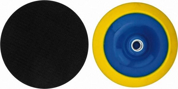 Tru-Maxx - 6" Diam Hook & Loop Disc Backing Pad - Medium Density, 7,500 RPM - Exact Tool & Supply