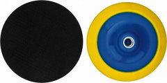 Tru-Maxx - 6" Diam Hook & Loop Disc Backing Pad - Medium Density, 7,500 RPM - Exact Tool & Supply
