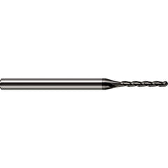 Harvey Tool - Ball End Mills; Mill Diameter (mm): 1.40 ; Mill Diameter (Decimal Inch): 0.0550 ; Number of Flutes: 3 ; Length of Cut (Decimal Inch): 0.3850 ; Material: Solid Carbide ; Overall Length (Inch): 2-1/2 - Exact Tool & Supply