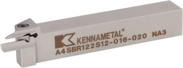 Kennametal - A4SB, External, Right Hand, 14mm Max Depth of Cut, 3mm Min Groove Width, Indexable Grooving Tool Holder - A4G0300M3SP04B Insert Compatibility, 19.05mm Shank Height, 19.05mm Shank Width, 5" OAL - Exact Tool & Supply