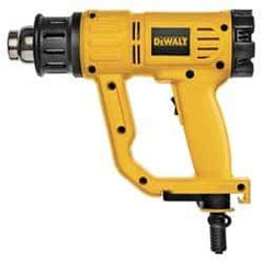 DeWALT - 120 to 1,100°F Heat Setting, 16 CFM Air Flow, Heat Gun - 120 Volts, 13 Amps, 1,550 Watts, 10' Cord Length - Exact Tool & Supply