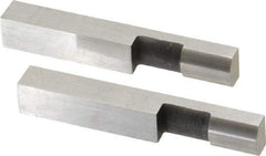 SPI - 2.366 Inch Overall Length, 0.315 Inch Jaw Thickness, 0.25 Inch Radius, Gage Block Cylindrical Jaws - Radius 0.00003 Inch, Pair 0.00004 Inch Accuracy, Sold As Pair, For Use with Rectangular Gage Blocks, 2 Pieces - Exact Tool & Supply