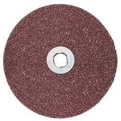 3M - 5" Diam 36+ Grit Fiber Disc - Very Coarse Grade, Ceramic, 12,000 Max RPM, Series 982C - Exact Tool & Supply