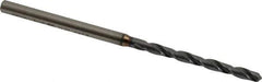 OSG - #40 130° Powdered Metal Jobber Drill - V Finish, Right Hand Cut, Spiral Flute, Straight Shank, 62mm OAL, Standard Point - Exact Tool & Supply